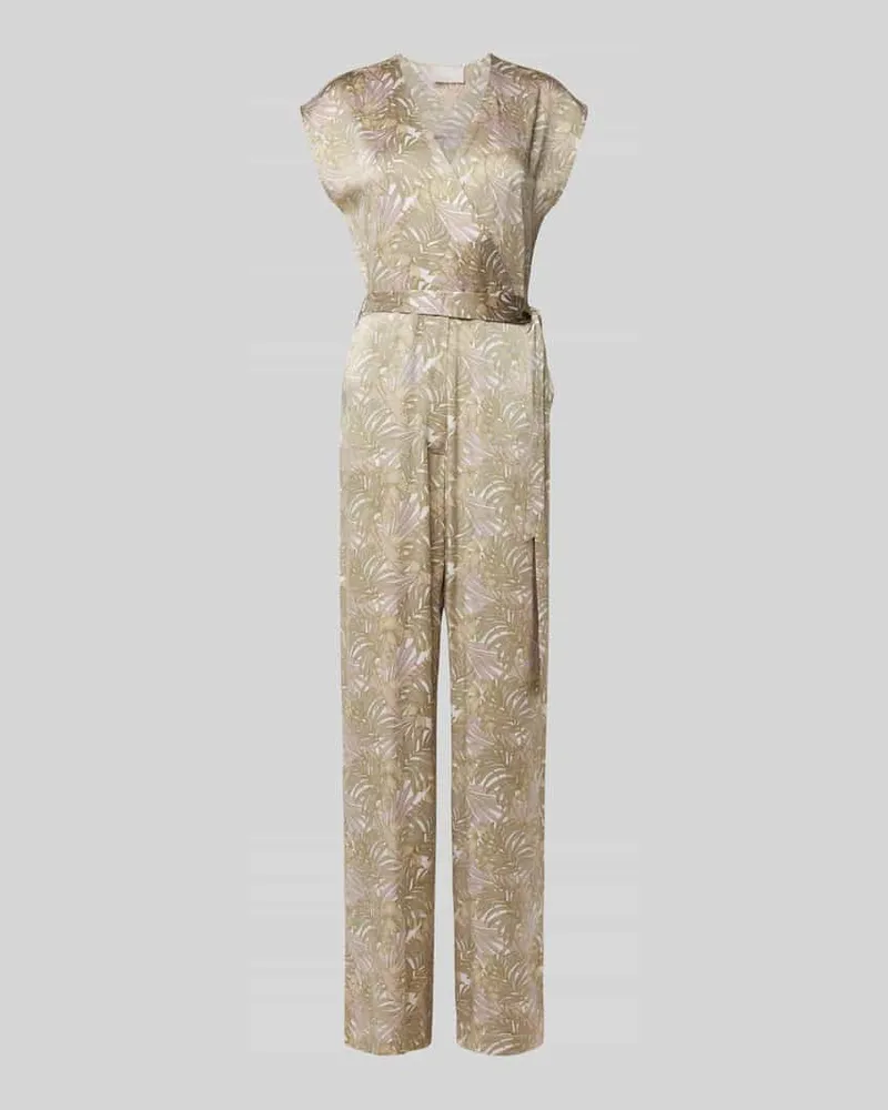 hemisphere Jumpsuit aus reiner Seide Schilf