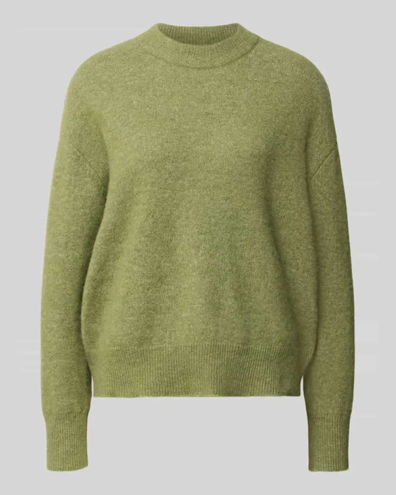 Samsøe & Samsøe Wollpullover mit Alpaka-Anteil Hellgruen