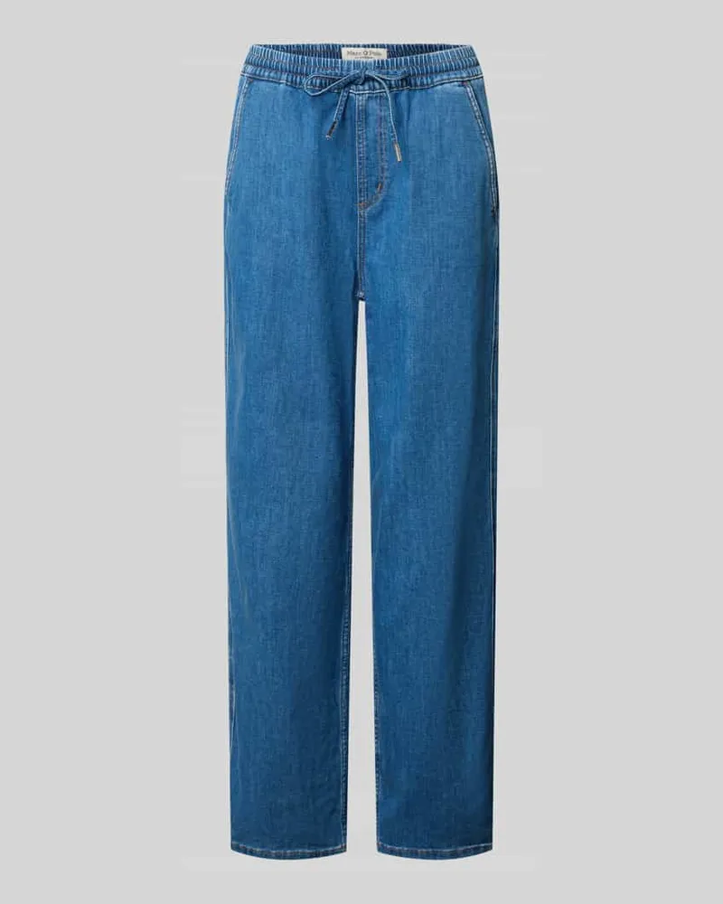 Marc O'Polo Relaxed Fit Jeans aus Baumwoll-Mix Ocean