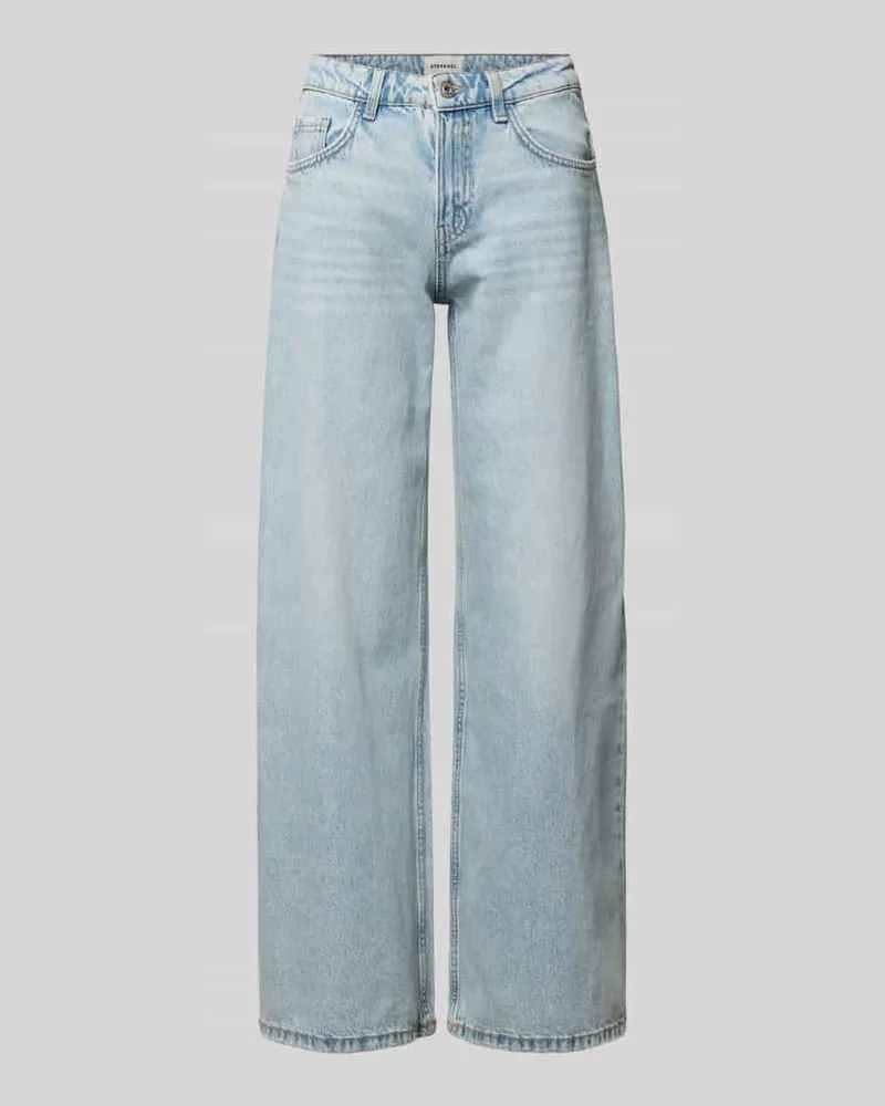 Stefanel Wide Leg Jeans im 5-Pocket-Design Jeansblau