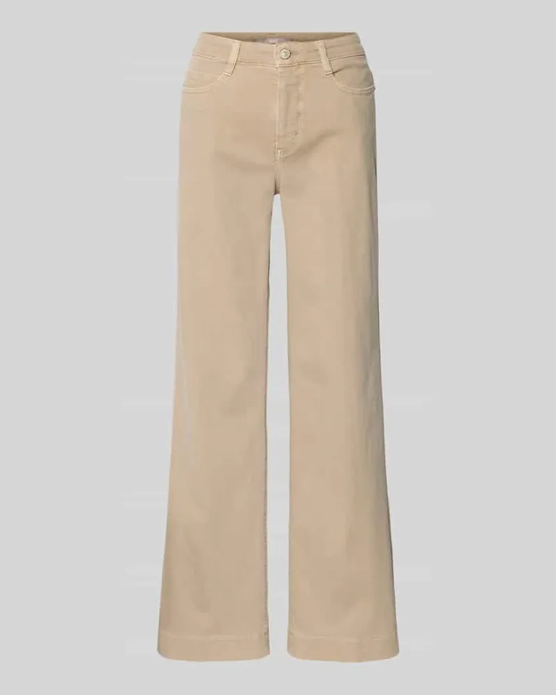 MAC Jeans Loose Fit Jeans im 5-Pocket-Design Beige