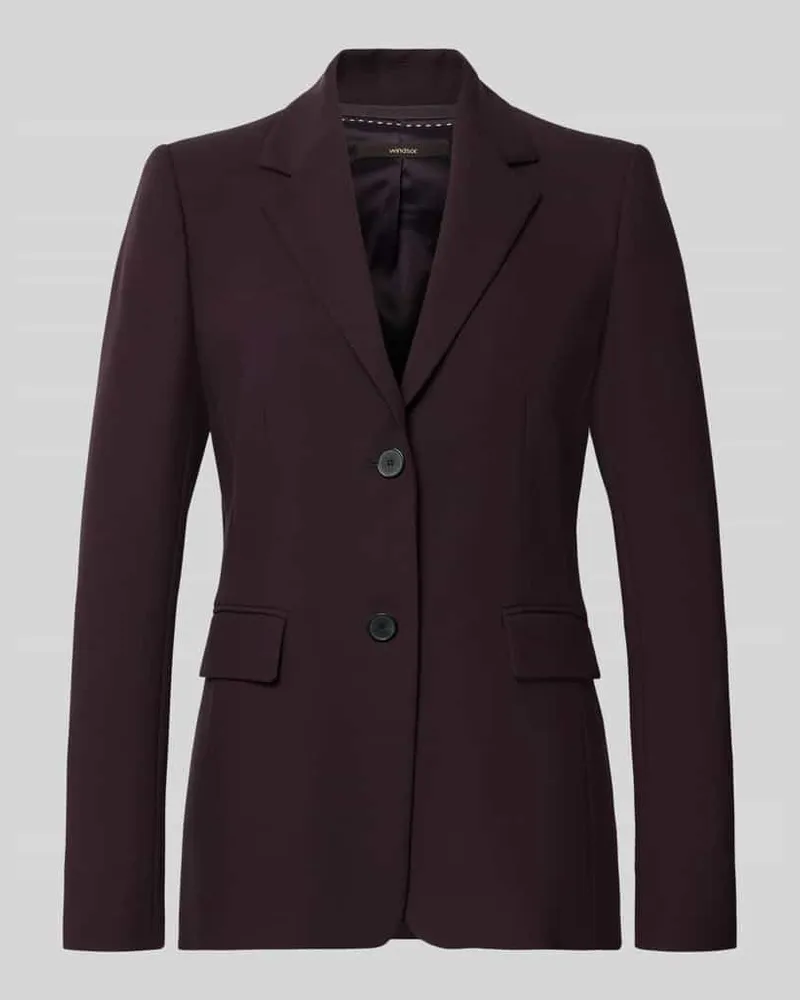 windsor. Slim Fit Blazer mit Viskose-Anteil Bordeaux