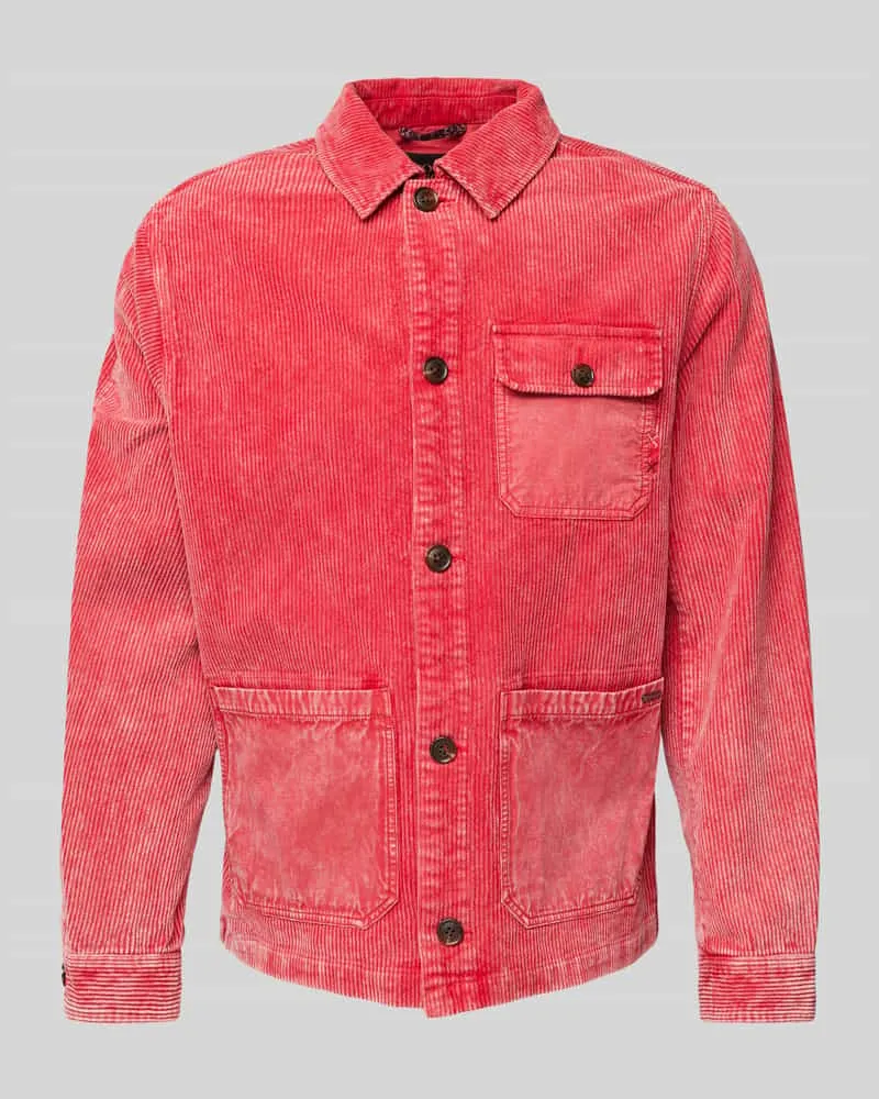 Scotch&Soda Cordjacke mit aufgesetzten Taschen Rosa