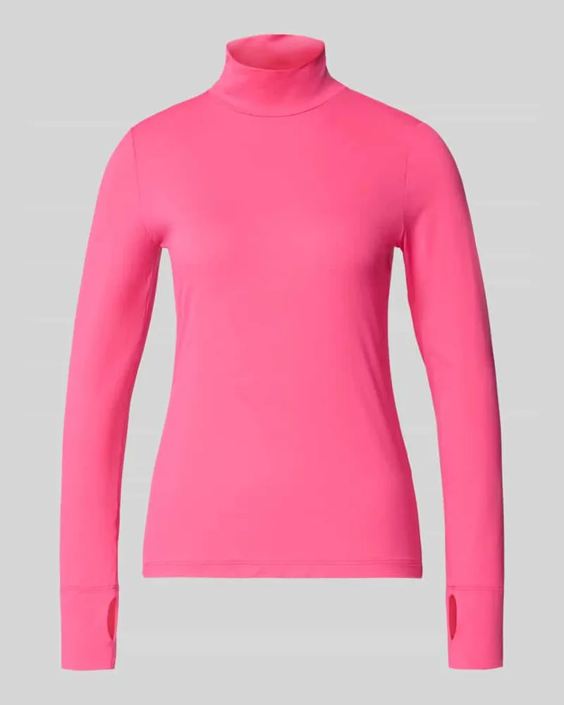 Marc Cain Longsleeve mit Stehkragen Pink
