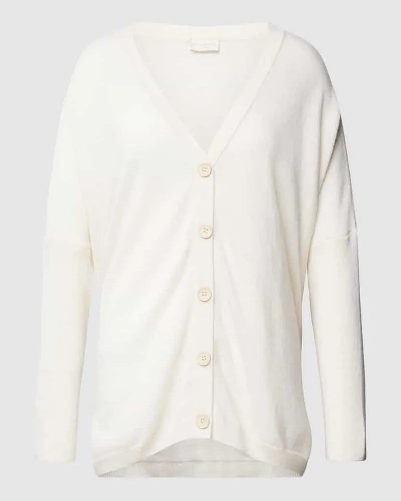 Milano Italy Cardigan aus Woll-Kaschmir-Mix Sand