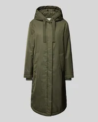 Marc O'Polo Regular Fit Parka mit Kapuze aus Polyester-Twill Oliv