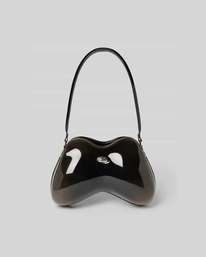 Diesel Shoulder Bag Logo-Applikation Black