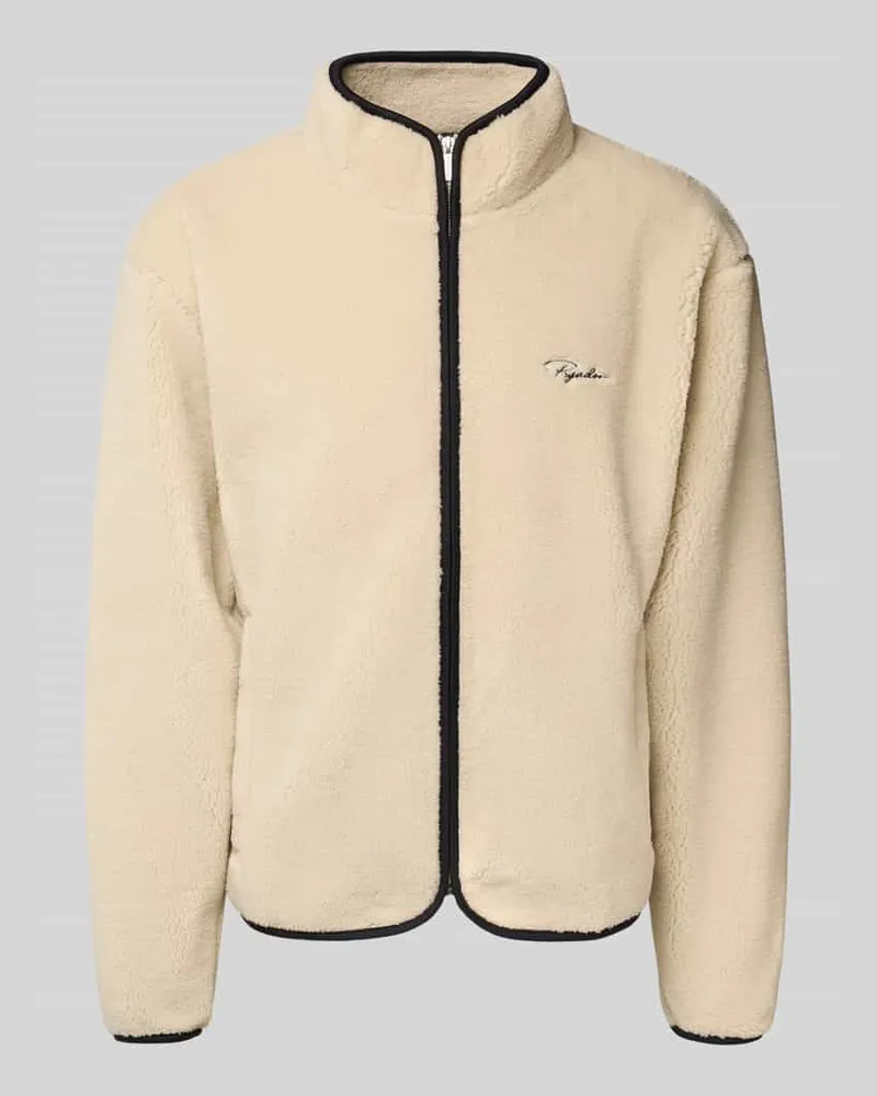 PEGADOR Sweatjacke mit Reißverschluss Ecru