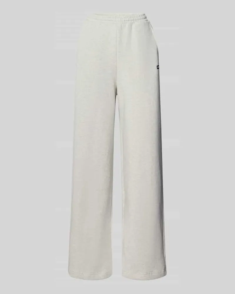 ROTATE Birger Christensen Sweatpants aus reiner Baumwolle Offwhite