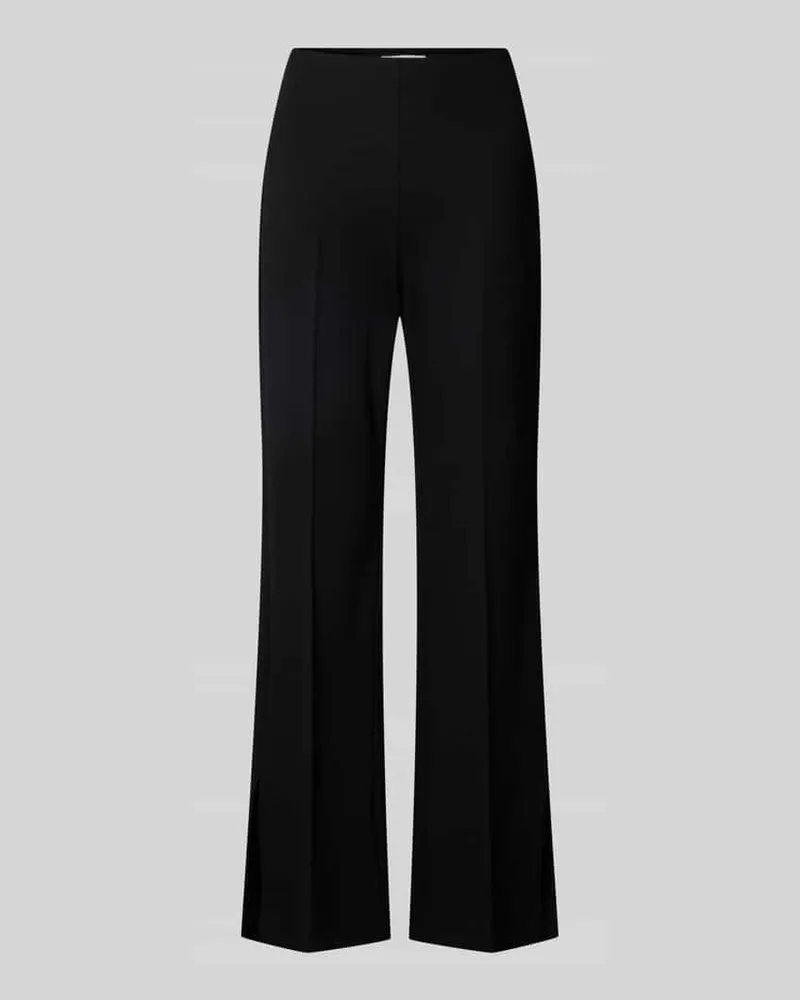 COMMA Flared Fit Stoffhose aus elastischem Viskose-Mix Modell 'OKTOBER Black