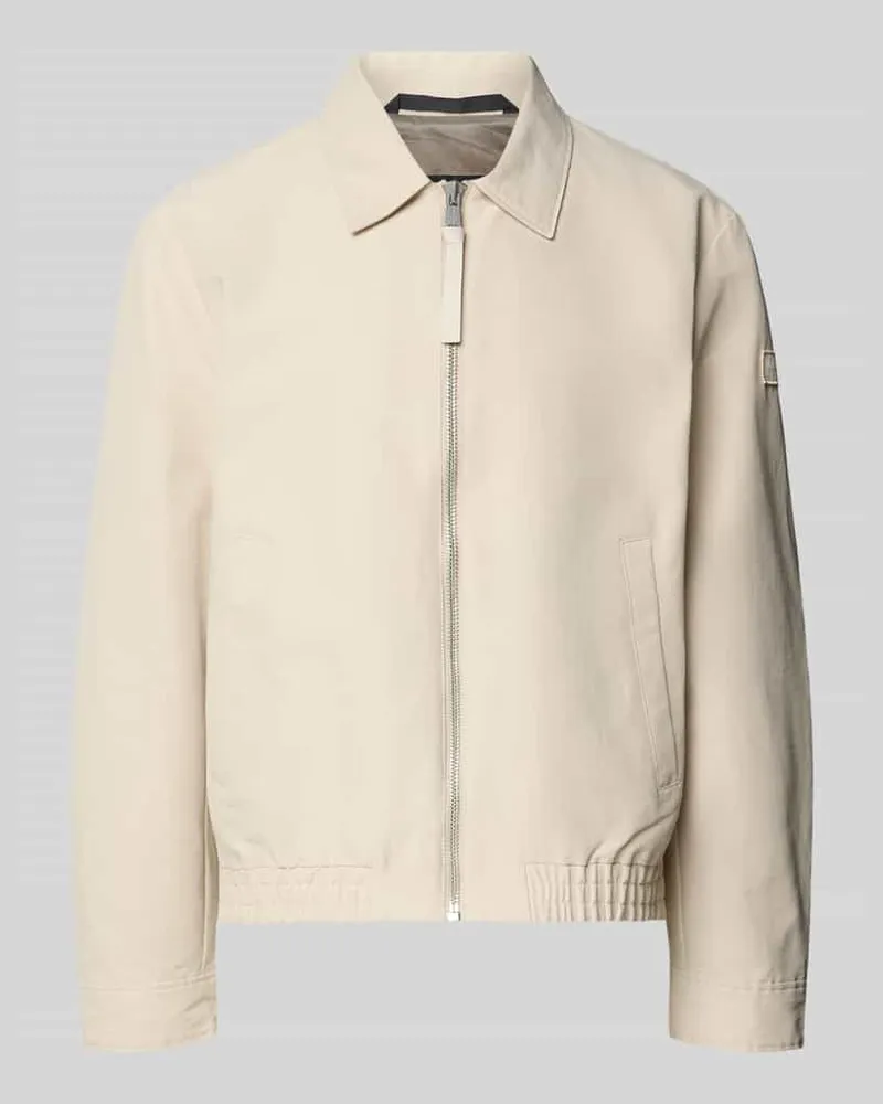 Marc O'Polo Regular Fit Blouson aus Baumwoll-Mix Beige