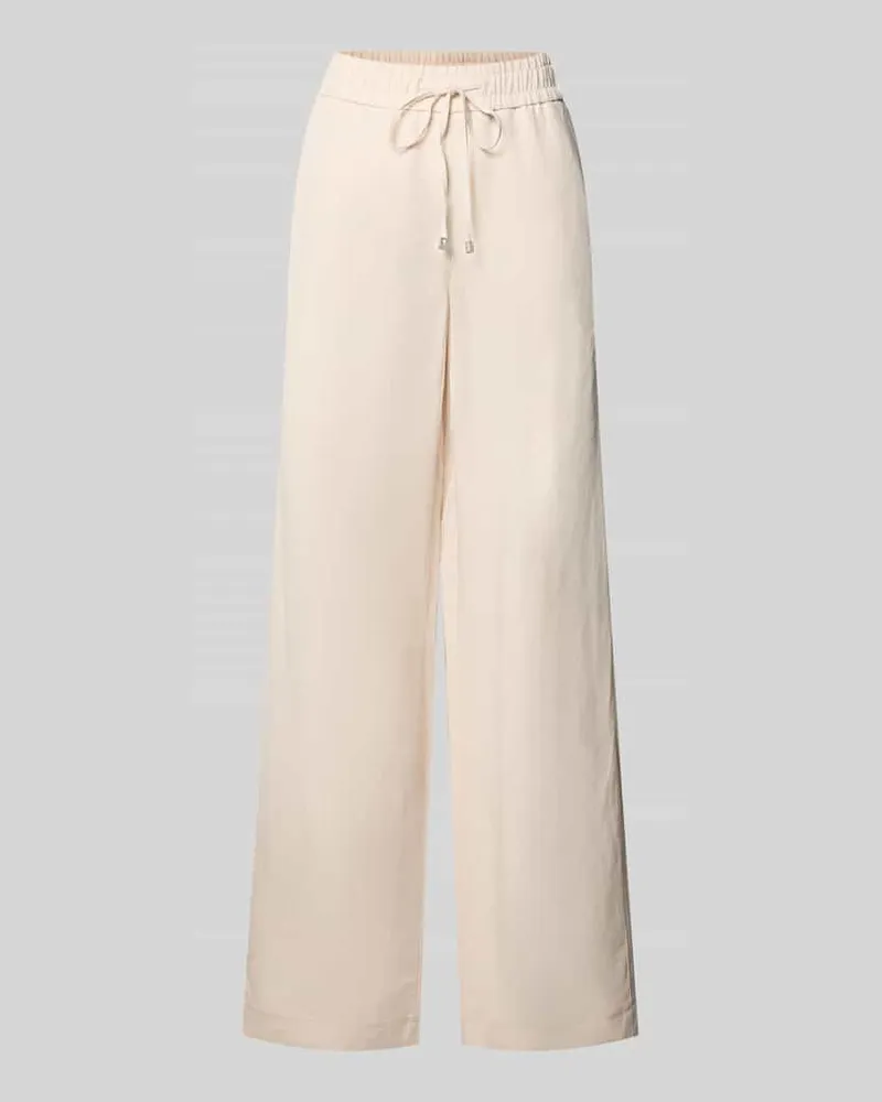 SteHmann Leinenhose mit elastischem Bund Modell 'Roma Sand