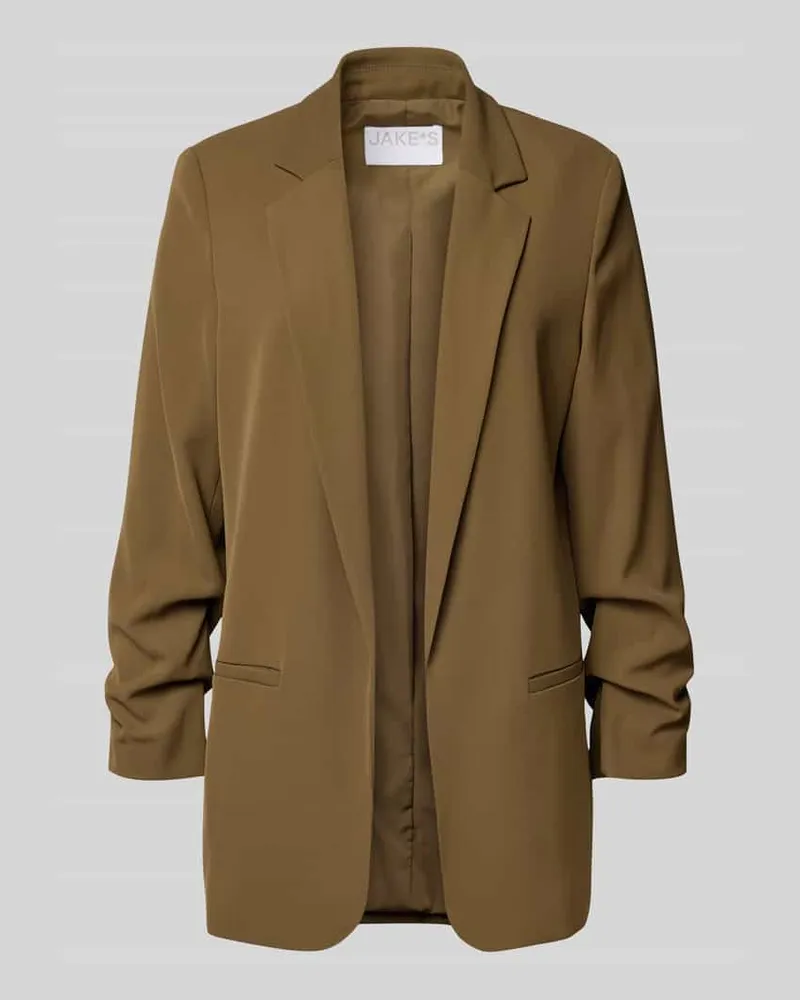 JAKE*S Blazer mit Reverskragen Oliv