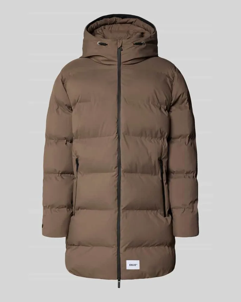 khujo Steppjacke mit Zweiwege-Reißverschluss Modell 'CADE Taupe