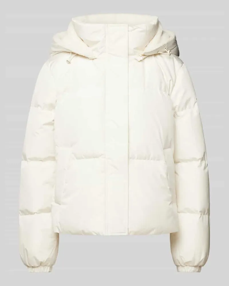 OPUS Steppjacke mit Kapuze Modell 'Haide Offwhite