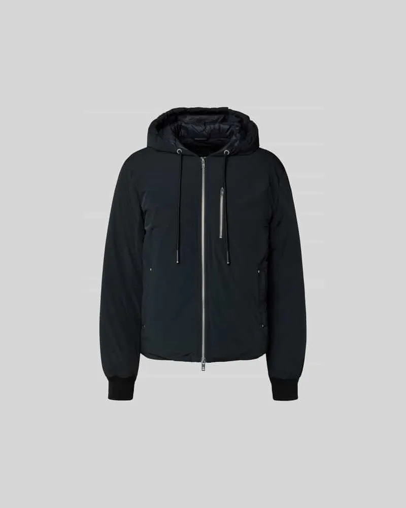 Moose Knuckles Daunenjacke mit Kapuze Black