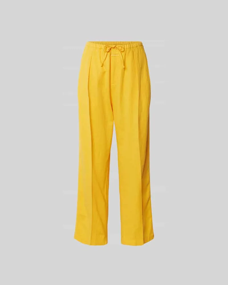 Closed Stoffhose mit Leinen-Anteil Dunkel