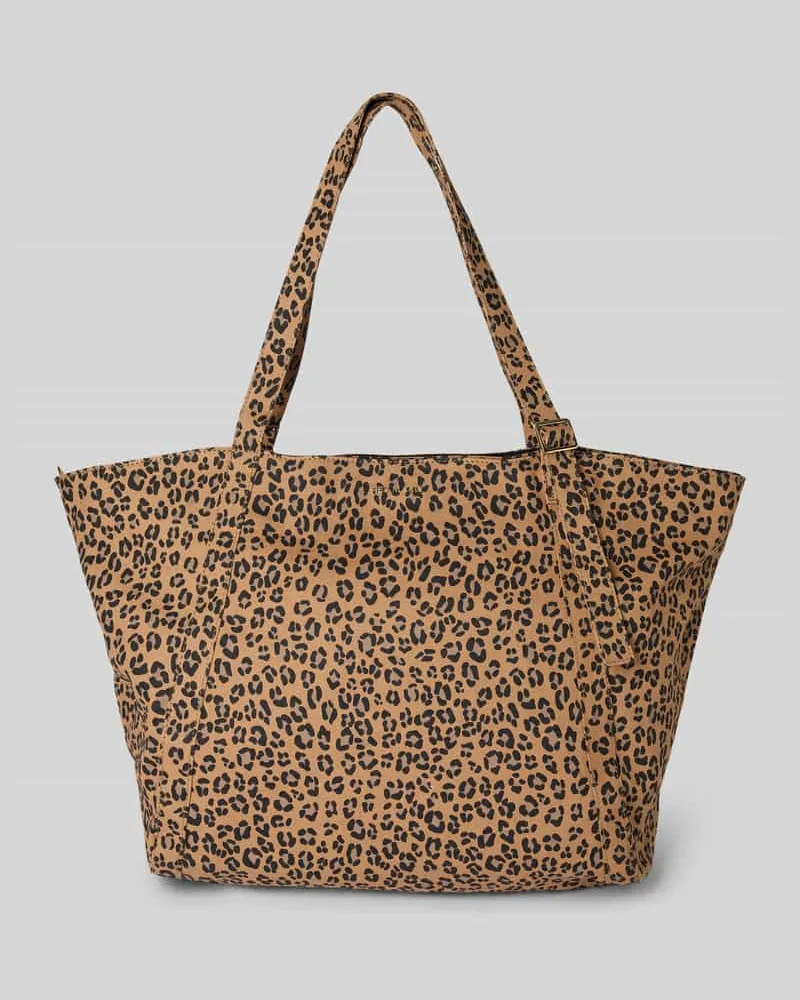 Hey Marly Shopper mit Label-Applikation Modell 'Pretty Wonder Sand