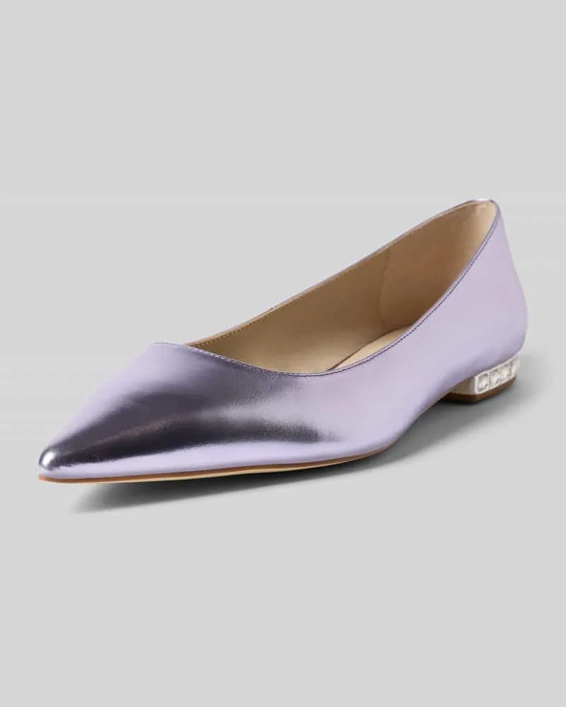 Marc Cain Ballerina aus echtem Leder Lila