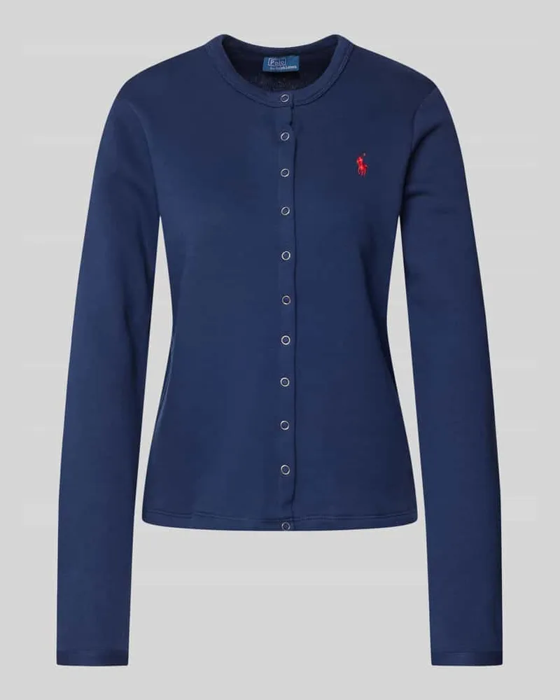 Ralph Lauren Strickjacken mit Logo-Stitching Modell 'TERRY Marine