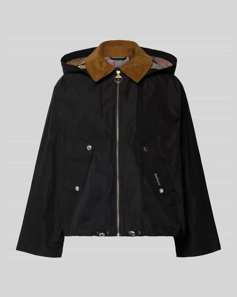 Barbour Regular Fit Funktionsjacke aus wasserdichtem Material Modell 'WEAVER Black