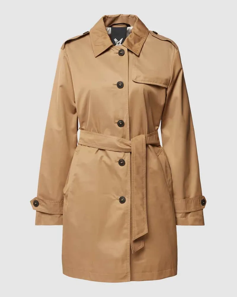 Fuchs Schmitt Trenchcoat mit Bindegürtel Camel