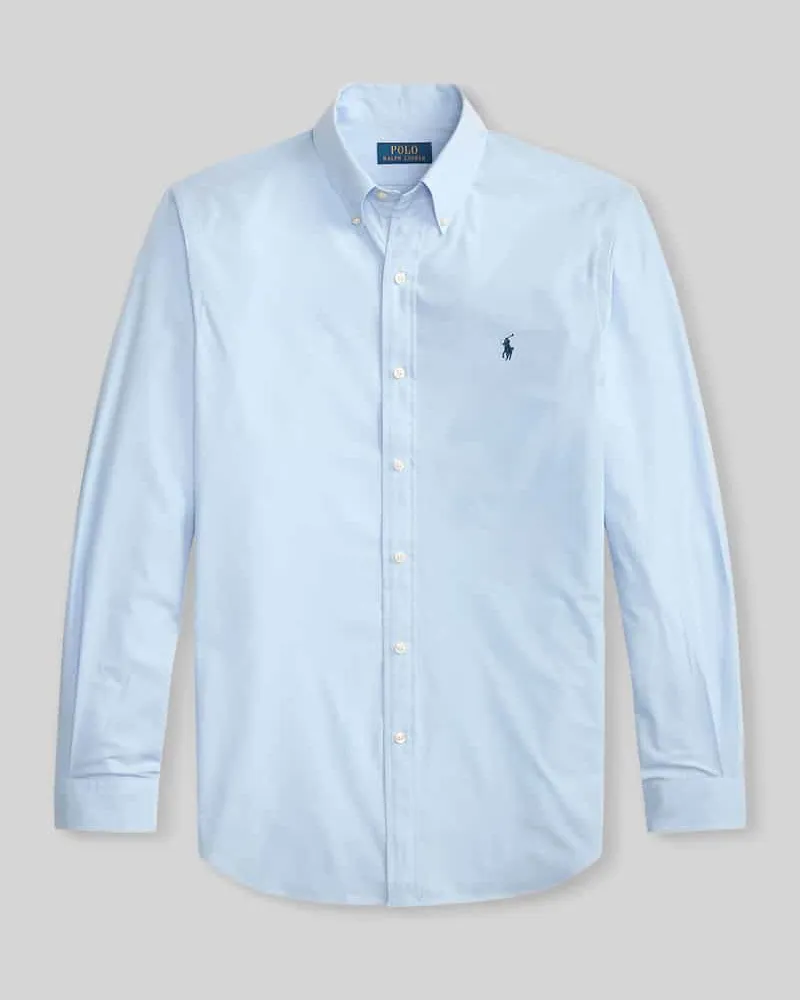 Ralph Lauren Slim Fit Freizeithemd aus Baumwoll-Mix Blau