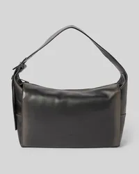 Liebeskind Lederhandtasche mit Label-Prägung Modell 'LOU Black