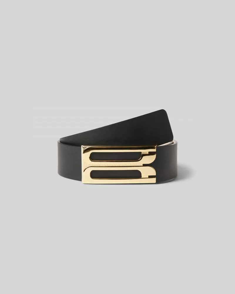 Victoria Beckham Gürtel mit Label-Detail Black