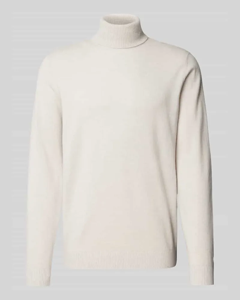 Christian Berg Regular Fit Strickpullover aus reinem Kaschmir Ecru