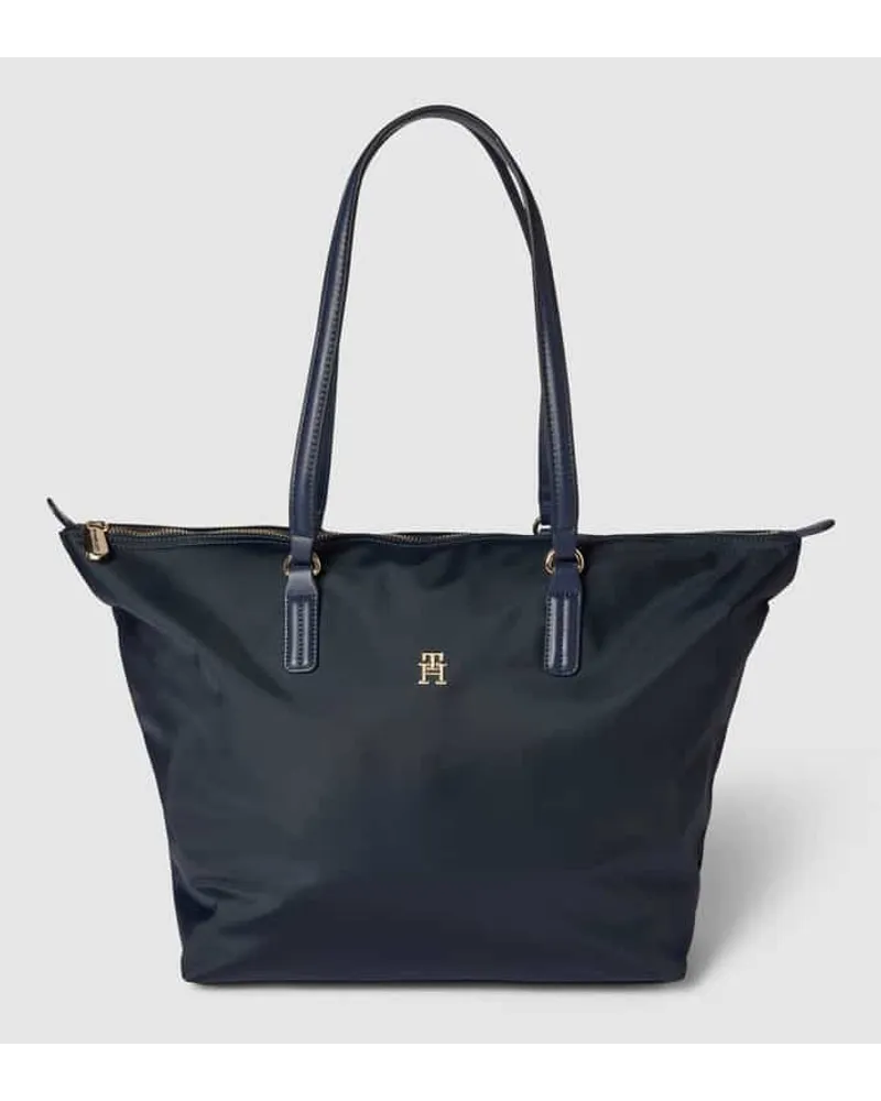 Tommy Hilfiger Tote Bag mit Label-Applikation Modell 'POPPY Dunkelblau