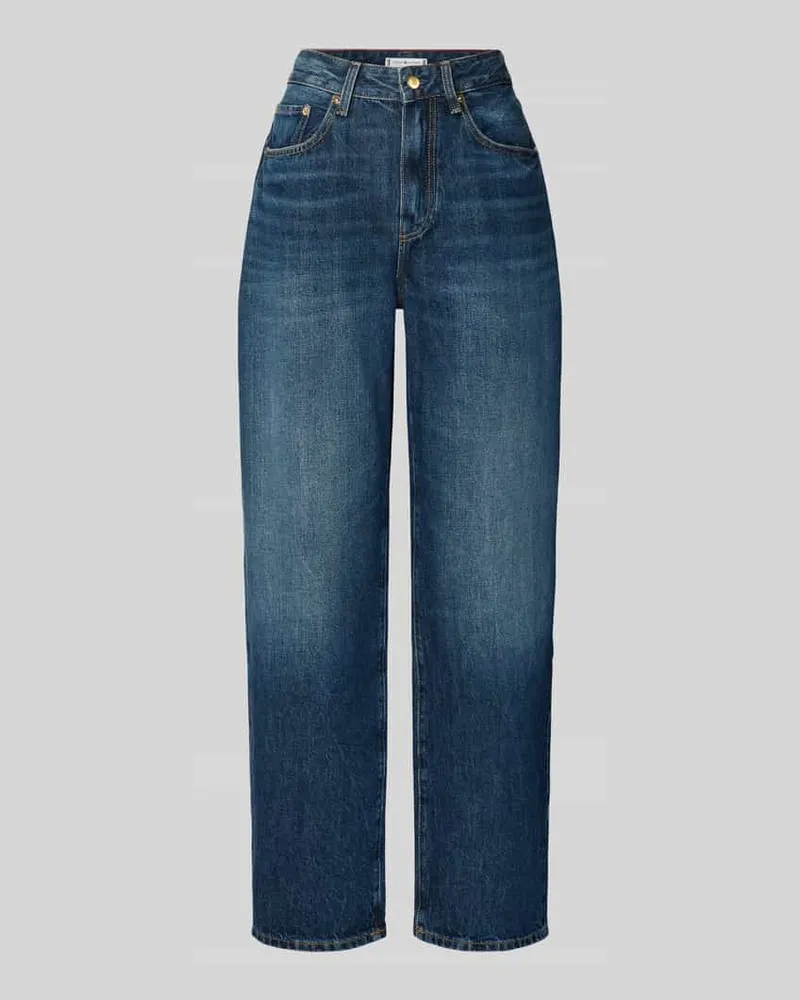 Tommy Hilfiger Tapered Fit Jeans aus reiner Baumwolle Jeansblau