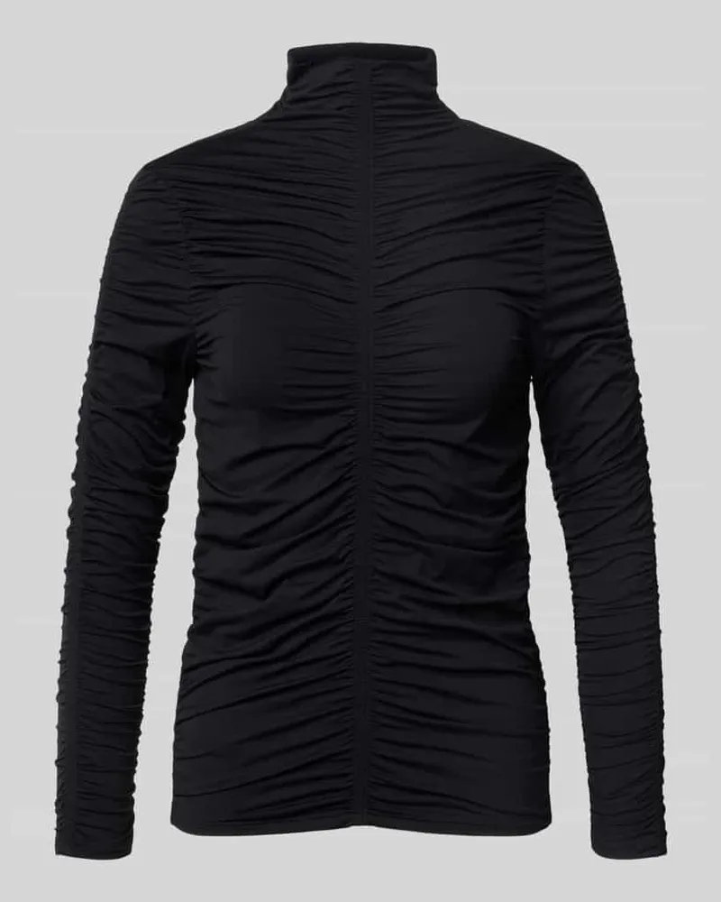 Marc Cain Longsleeve mit Raffungen Black