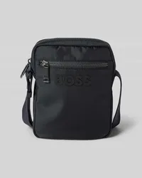 HUGO BOSS Umhängetasche mit Label-Print Modell 'Catch_3.0 Marine