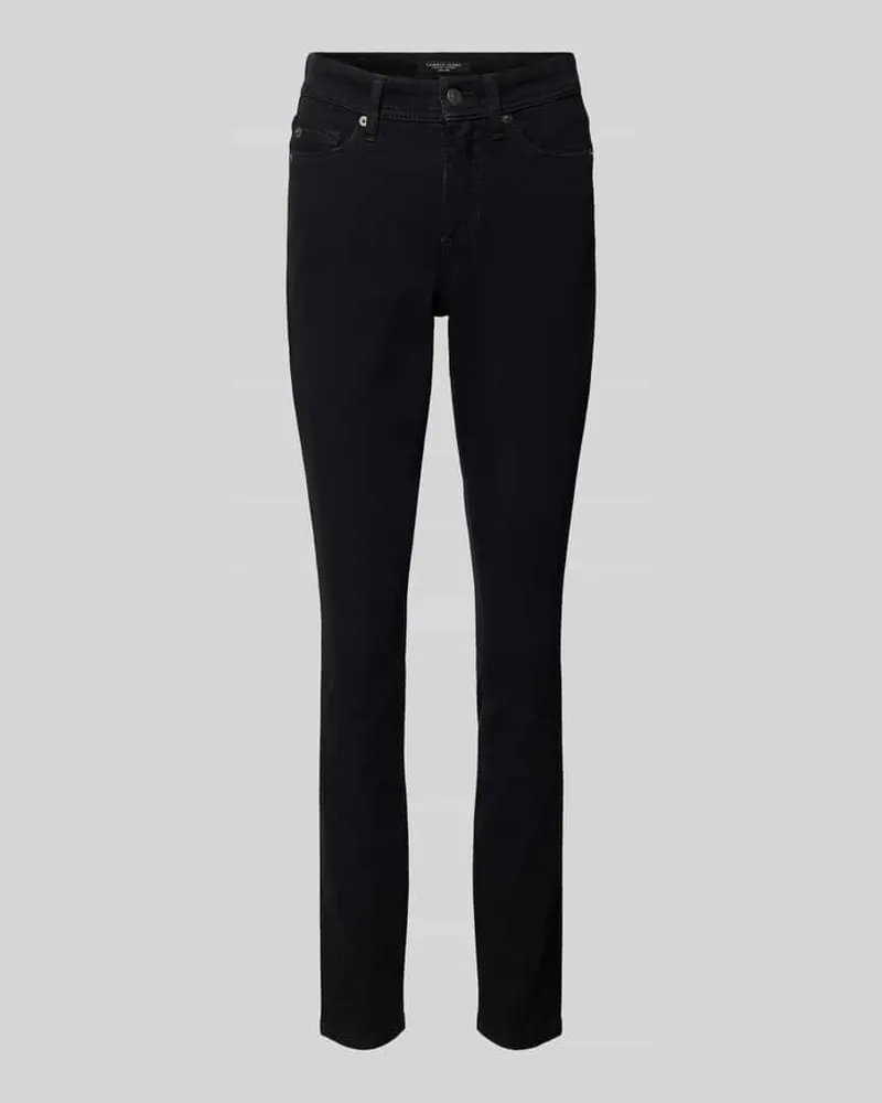 Cambio Coloured Skinny Fit Jeans mit Stretch-Anteil Modell PARLA Black