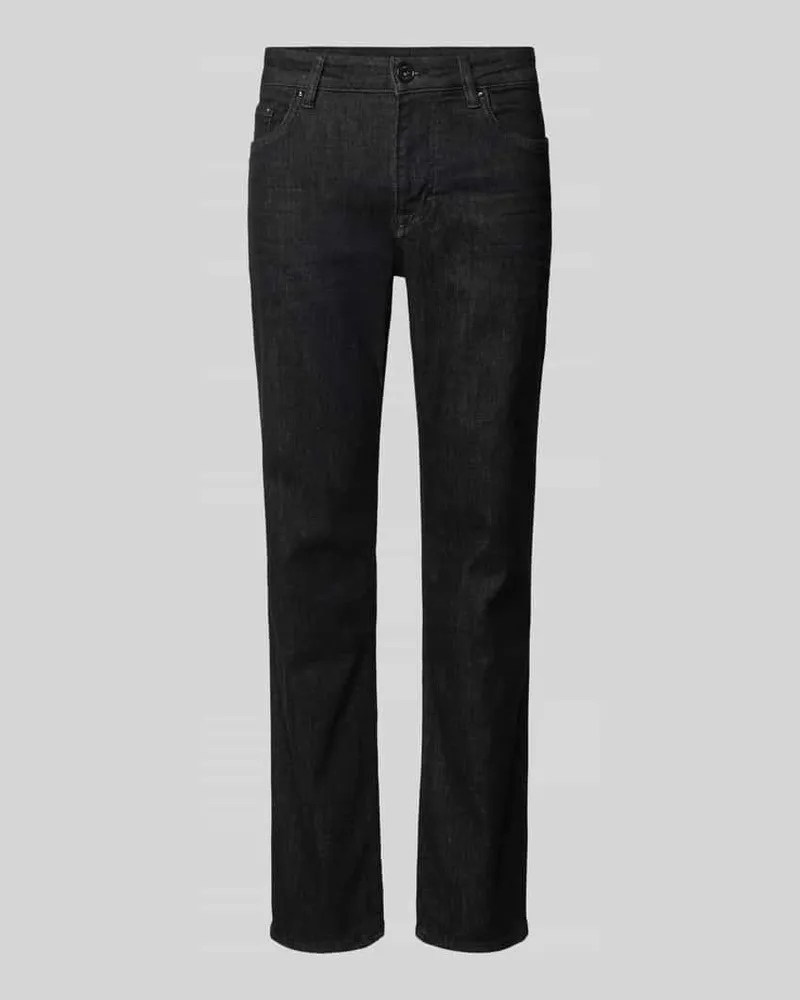 JOOP! Jeans in unifarbenem Design Modell 'Mitch Black
