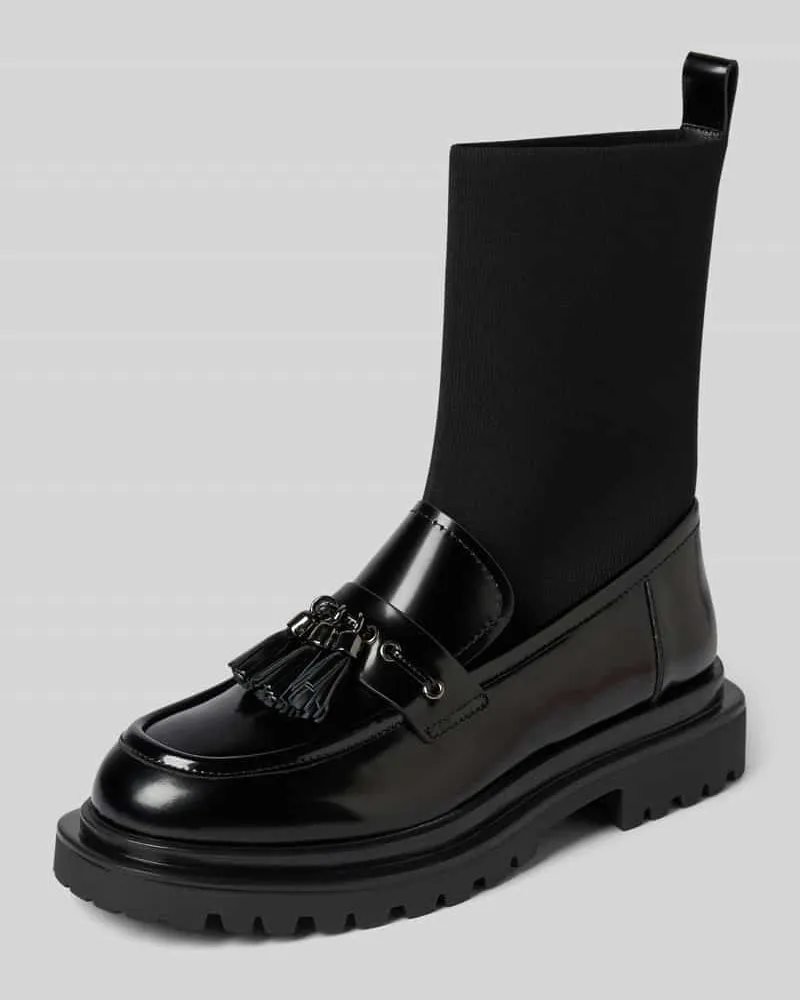 Marc Cain Stiefel in Loafer-Optik Black