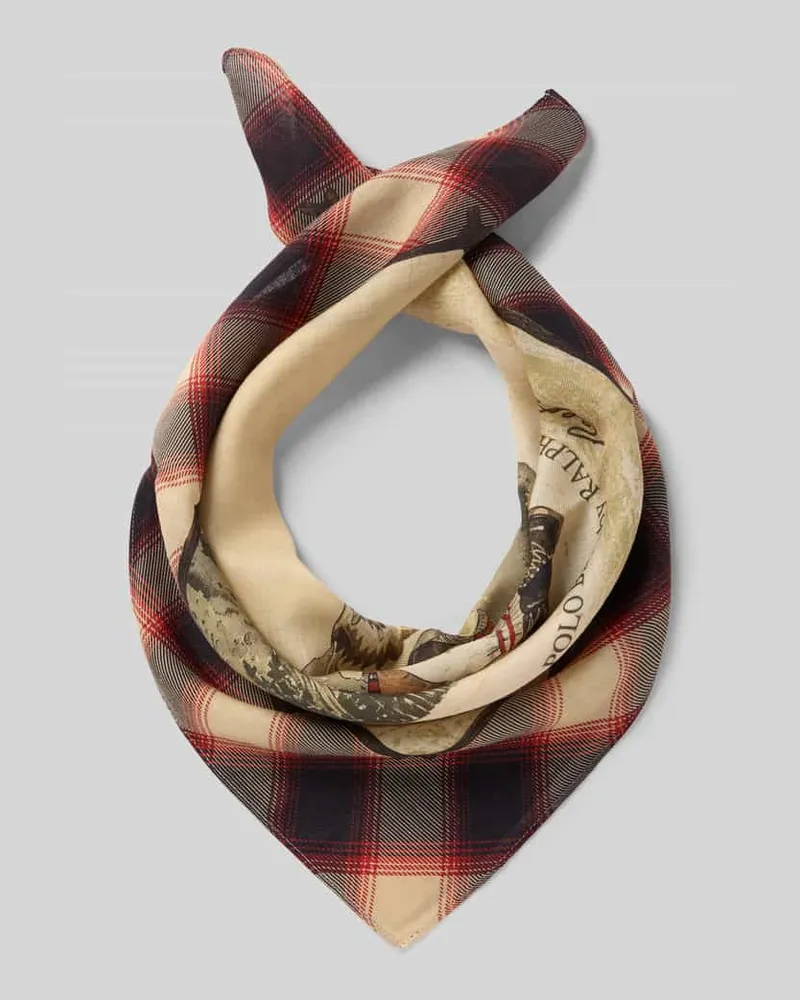 Ralph Lauren Tuch mit Seide-Anteil Offwhite