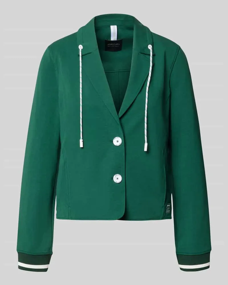 Marc Cain Regular Fit Blazer mit Eingrifftaschen Gruen