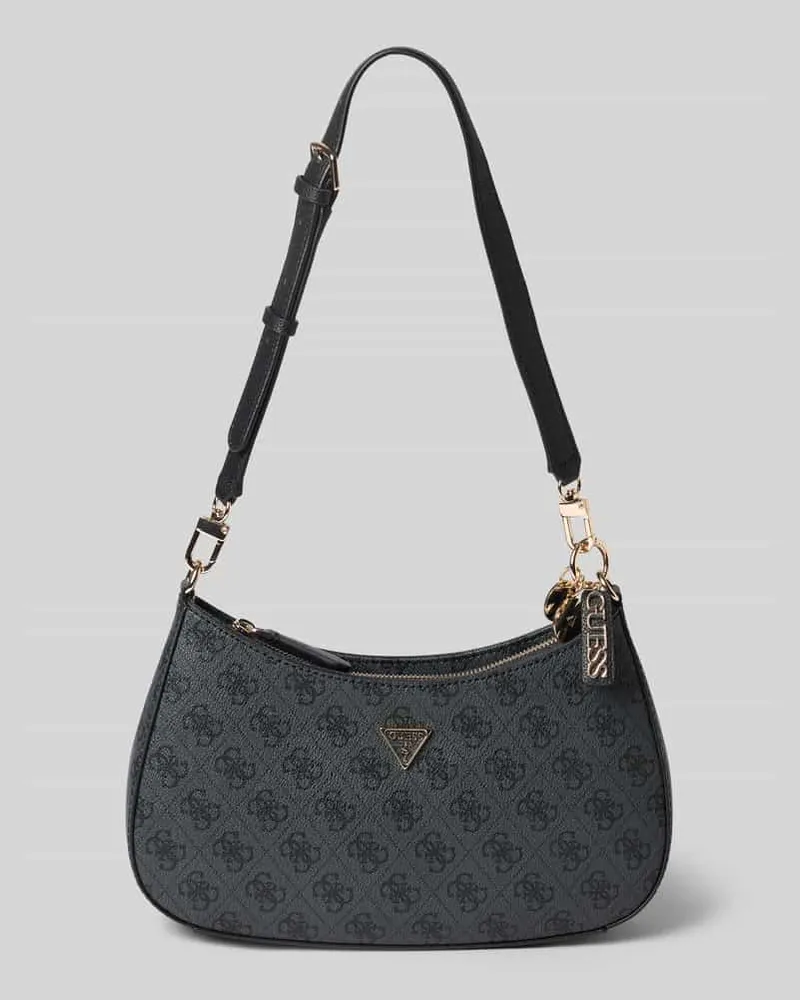 Guess Schultertasche mit Logo-Print Anthrazit