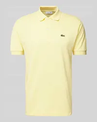 Lacoste Classic Fit Poloshirt mit Label-Detail Modell 'CORE Hellgelb