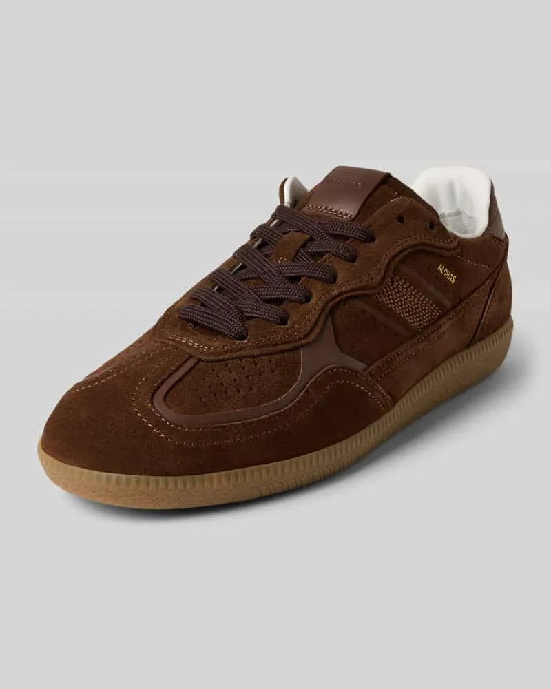 Alohas Sneaker mit Label-Detail Modell 'Rife Schoko