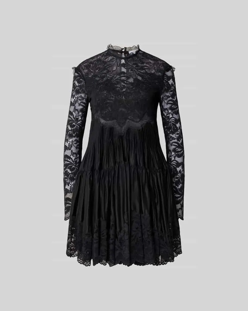 Paco Rabanne Minikleid aus Spitze Black