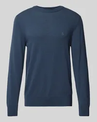 Marc O'Polo Regular Fit Strickpullover aus softem Bauwolle-Schurwolle-Mix Rauchblau