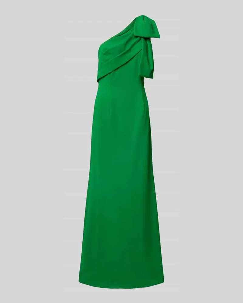 Adrianna Papell Abendkleid mit One-Shoulder-Träger Gruen