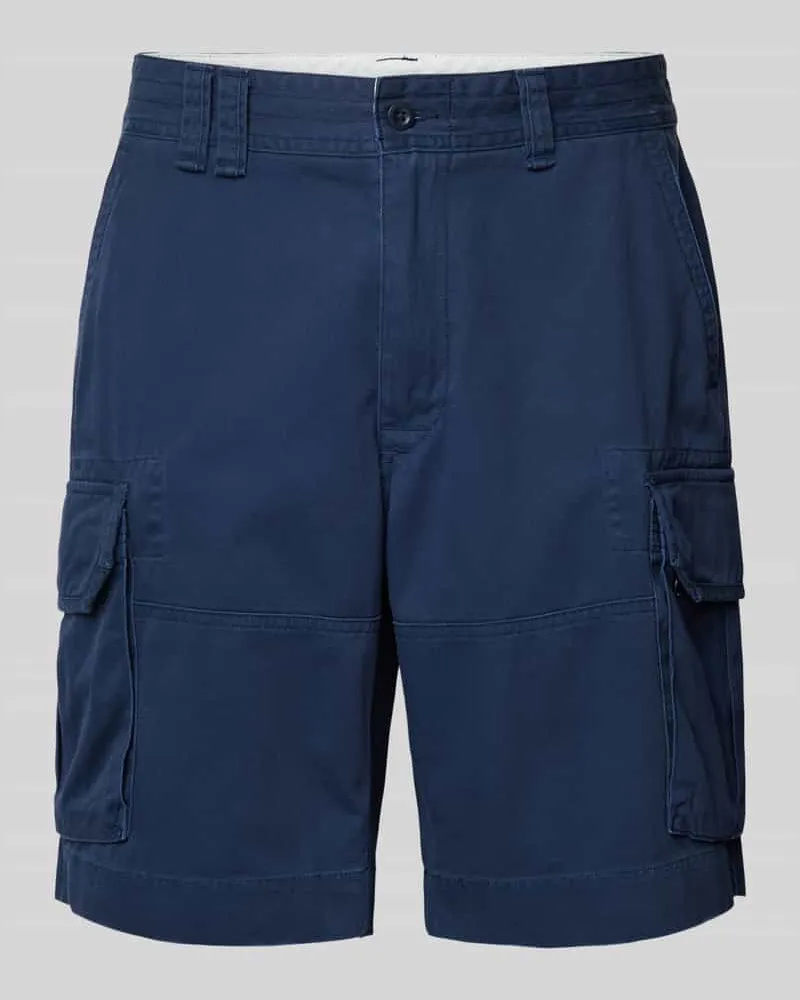 Ralph Lauren Regular Fit Cargoshorts mit Gürtelschlaufen Modell 'GELLAR Marine