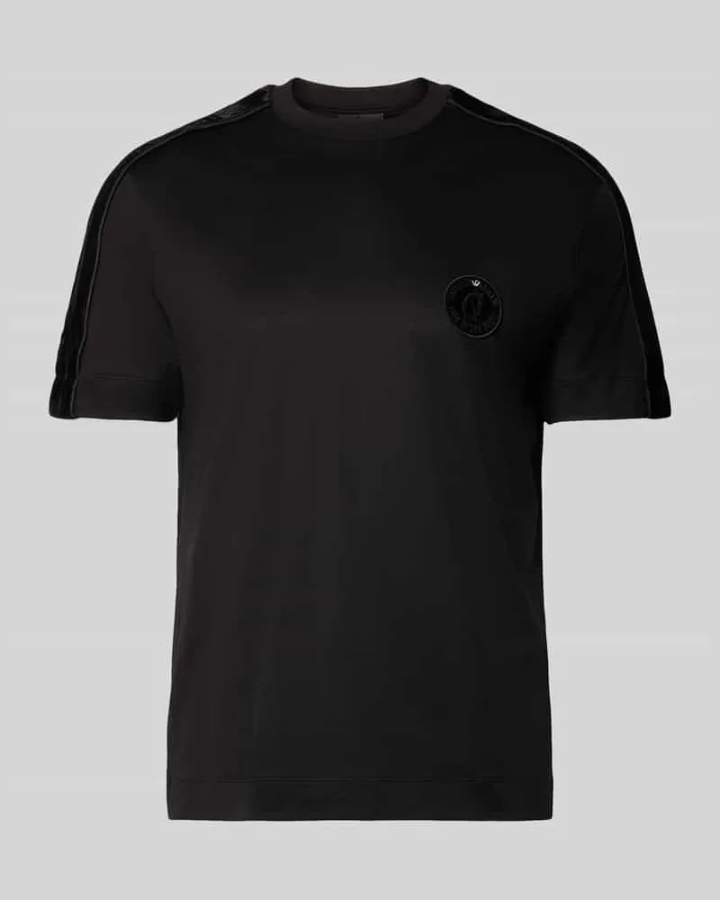 Emporio Armani T-Shirt mit Label-Detail Black