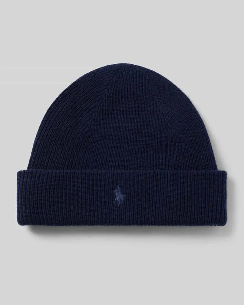 Ralph Lauren Mütze aus Kaschmir mit Logo-Stitching Marine