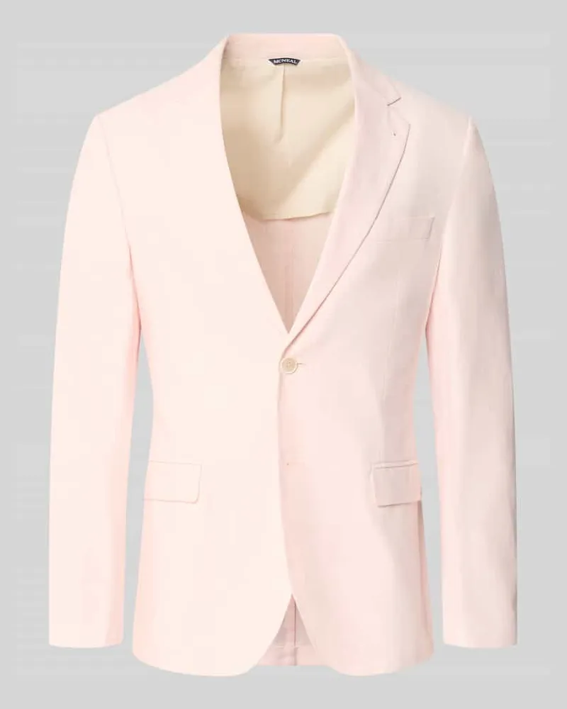 McNeal Sakko aus Leinen-Mix mit Pattentaschen Rosa