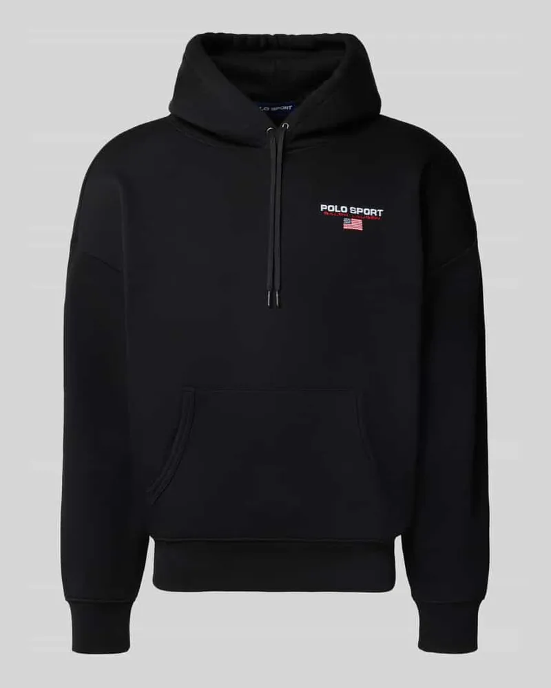 Ralph Lauren Hoodie mit Label-Stitching Black